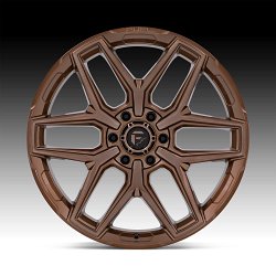 Fuel Flux FC854ZR 6-Lug Platinum Bronze Custom Truck Wheels 3